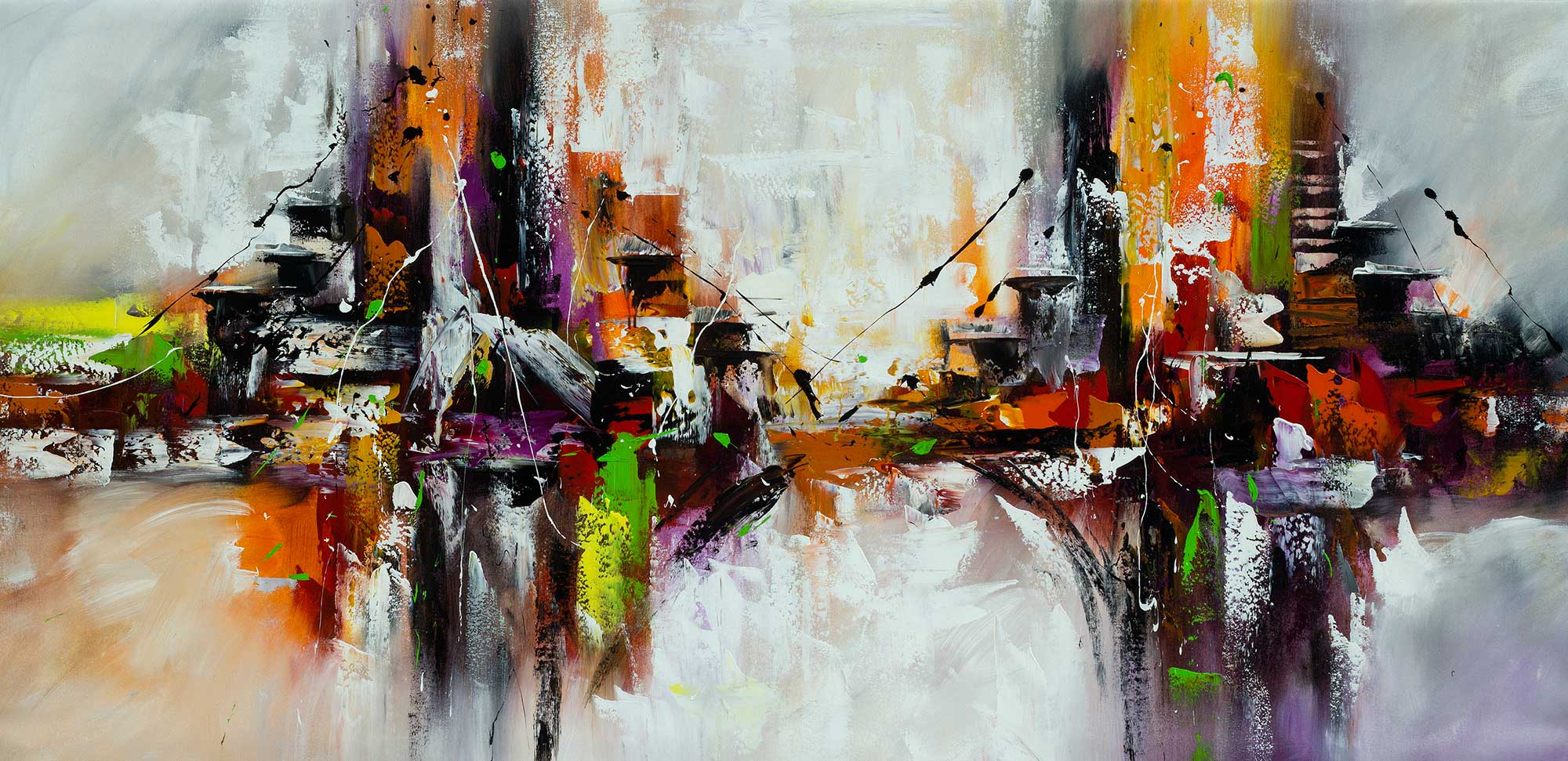 Dancing Duo - Abstract art category - main display