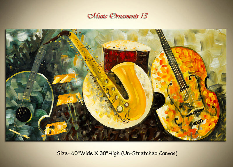 Music Ornaments 13 original abstract painting by Madhav Singh, abstract tones, luxury modern wall art UK