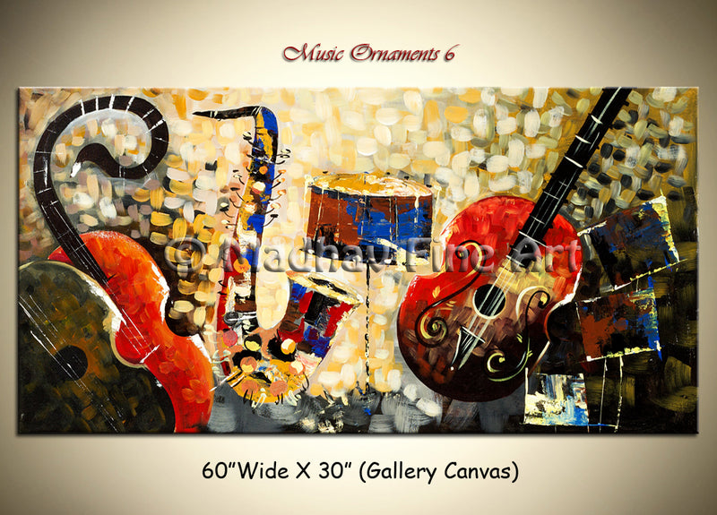 Music Ornaments 6 original abstract painting by Madhav Singh, abstract tones, luxury modern wall art UK