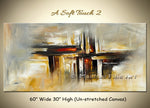 A Soft Touch 2 original abstract painting by Madhav Singh, abstract tones, luxury modern wall art UK