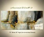 Ancient Wall 2 original abstract painting by Madhav Singh, abstract tones, luxury modern wall art UK