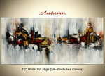Autumn original abstract painting by Madhav Singh, abstract tones, luxury modern wall art UK