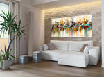 City of Joy - Cityscape art category - side angle display - gallery wrap
