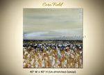 Corn Field original abstract painting by Madhav Singh, multicolor tones, luxury modern wall art UK