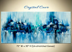 Crystal Cave original abstract painting by Madhav Singh, abstract tones, luxury modern wall art UK