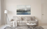 Foggy Day - Abstract art category - living room sofa background - Gallery wrap style
