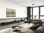 Hidden Treasure - Abstract art category - modern living room apartment background - black frame style