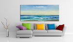 Mesmerising Ocean 2 original abstract painting by Madhav Singh, abstract tones, luxury modern wall art UK