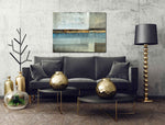 Morning Breeze original abstract painting by Madhav Singh, abstract tones, luxury modern wall art UK