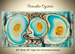 Paradise Oysters original abstract painting by Madhav Singh, abstract tones, luxury modern wall art UK