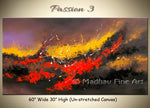 Passion 3 original abstract painting by Madhav Singh, abstract tones, luxury modern wall art UK