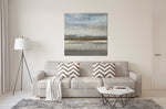 Spring Field - Abstract art category - Off-white colour sofa background - gallery wrap style