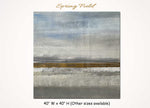Spring Field - Abstract art category - main display image - grey - MadhavFineArt
