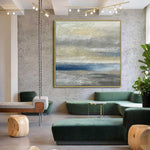 Venus - Abstract art category - Modern - green sofa background - golden frame style