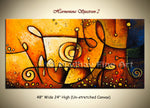Harmonious Spectrum 2 original abstract painting by Madhav Singh, abstract tones, luxury modern wall art UK