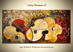 Music Ornaments 20 original abstract painting by Madhav Singh, abstract tones, luxury modern wall art UK
