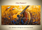 Music Ornaments 21 original abstract painting by Madhav Singh, abstract tones, luxury modern wall art UK