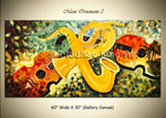 Music Ornaments 3 original abstract painting by Madhav Singh, abstract tones, luxury modern wall art UK